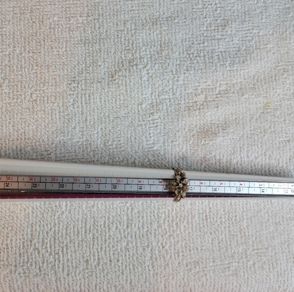 Vintage Flower ring 925 Sterling Silver size 7 - Picture 3 of 12